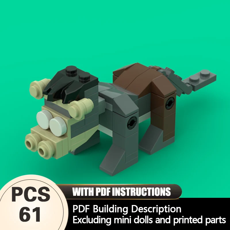 

Creators Animal Series Model MOC Building Bricks Chinese Primate Modular Technology Gifts Holiday Assemble Children Toys Suit