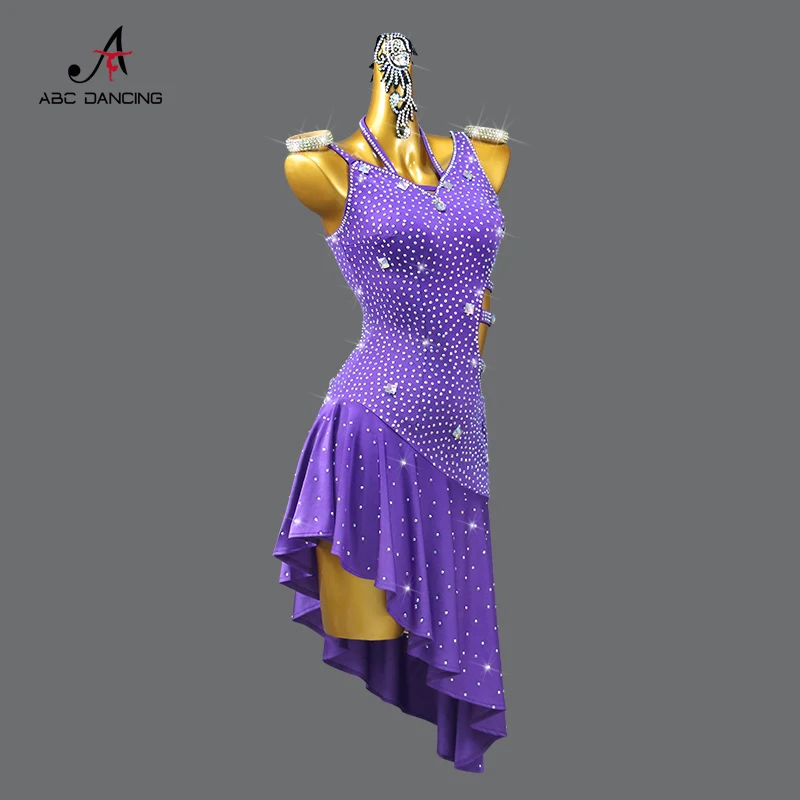 2024 Latin Dance Wear Dresses for Women Ball Girl Suit Line Skirt Competition Sport Stage Practice Costume Evening Clothes Samba