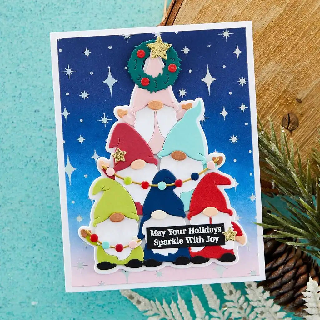 Christmas Tree Metal Cutting Dies for DIY Making Card Scrapbook Embossed Paper Album Craft Supplies Template Decoration 2025 New view 5