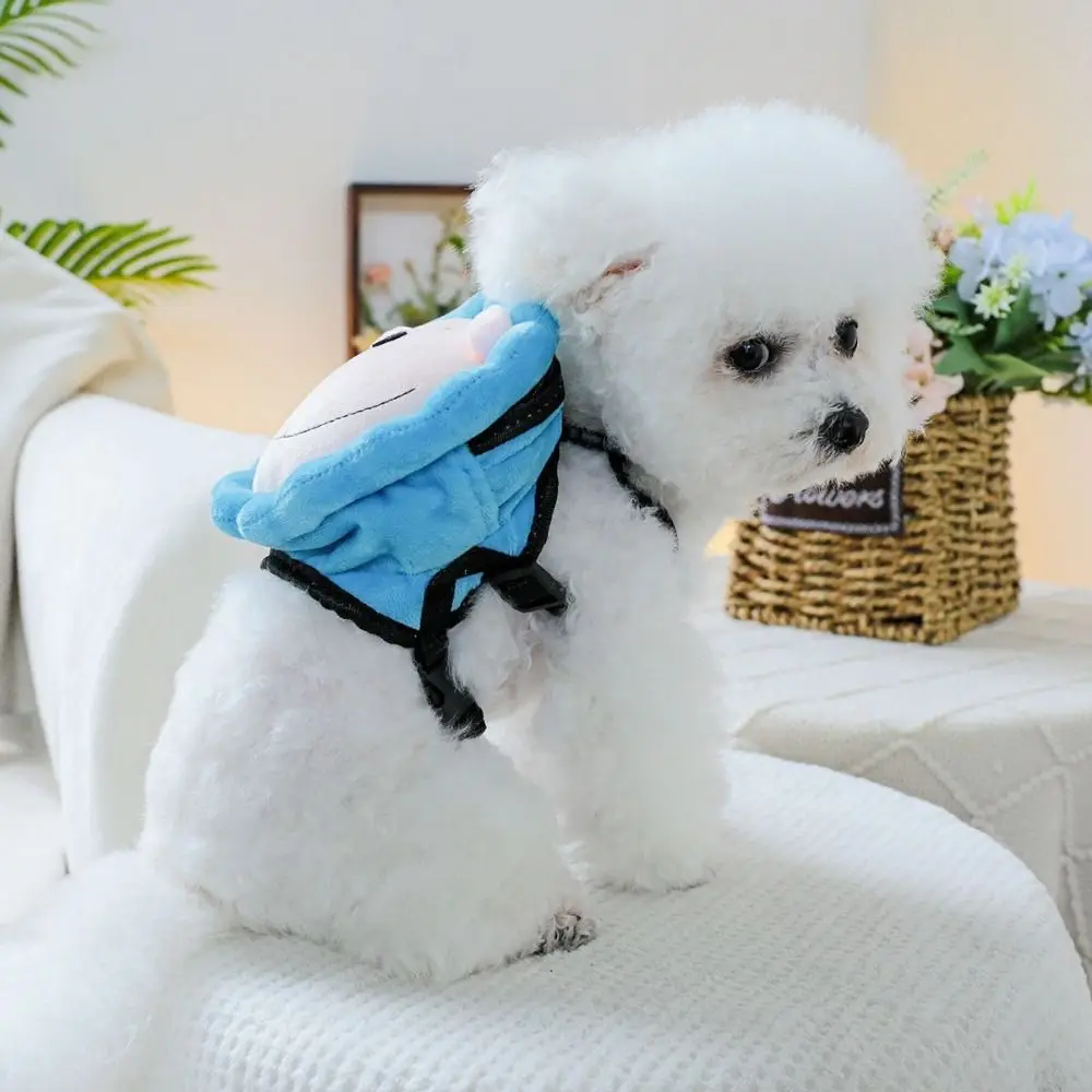 Leisure Cute Lion Traction Bag Cartoon Soft Pet Self-contained Backpack Universal Dog Outing Bag Schoolbag