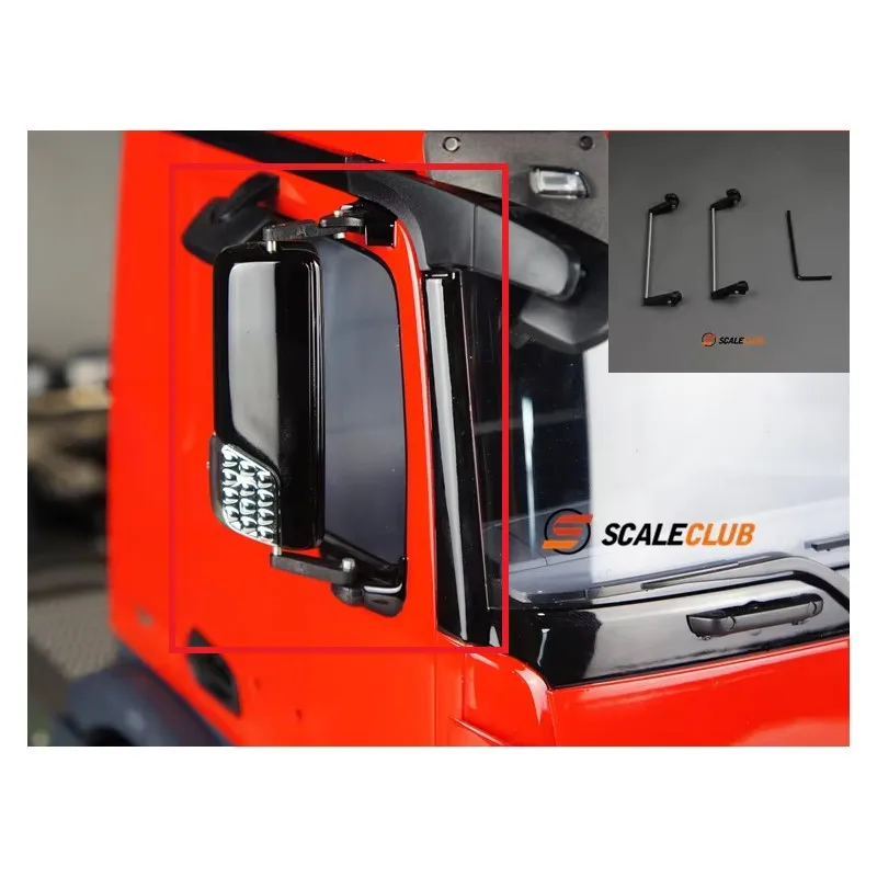 

Scaleclub For Tamiya 1:14 For Mercedes-Benz For MAN Tractor Mud Head Rearview Mirror Simulation Bracket