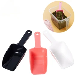 Plastic Shovel Scoop Bar Candy Scoop Round Bar Pub Home Ice Cubes Spice Candy Flour Nut Scoop Spoon Wedding Buffet Kitchen Tool