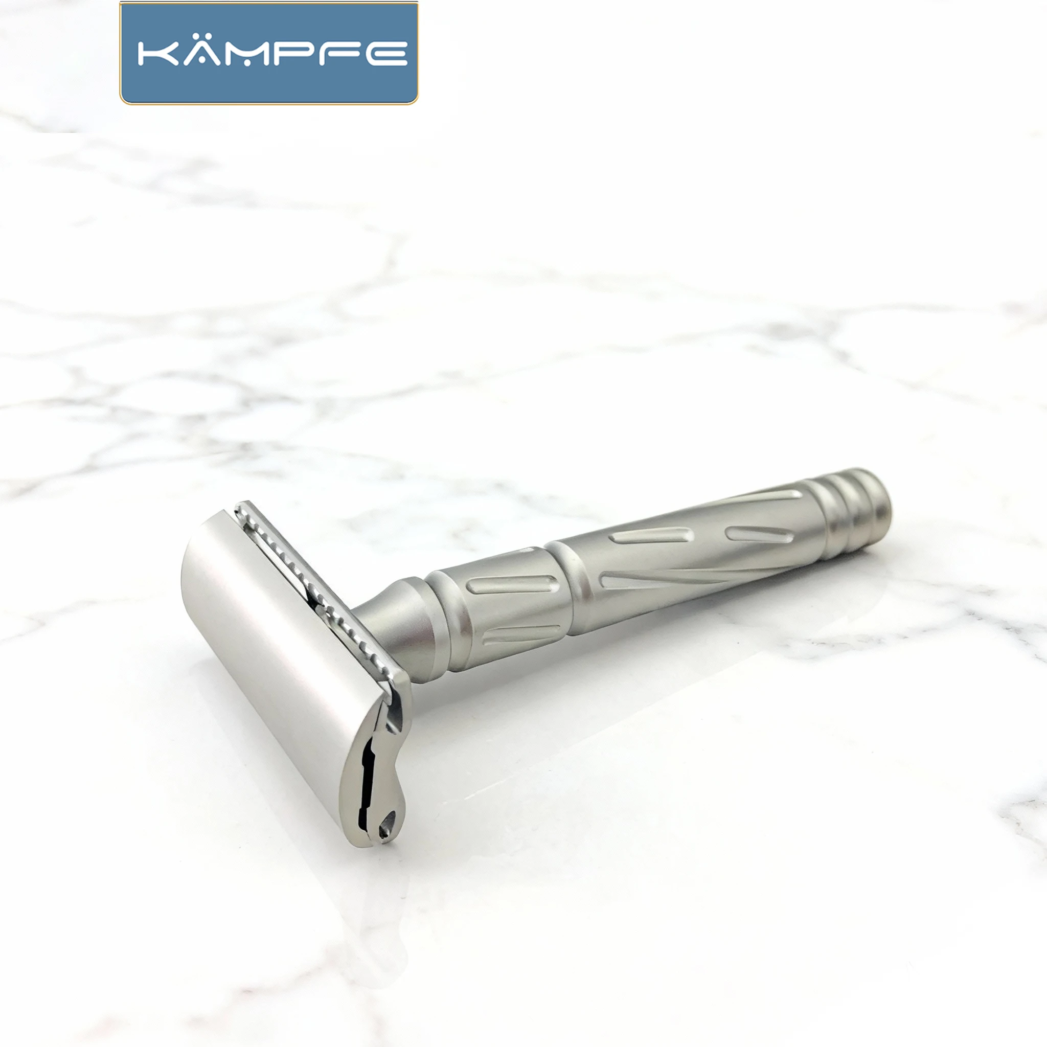 Kampfe Manual Safety Stainless Steel classic Cleaning Beard Shaver Wet Grip New Trimmer for men with 5 razor blades view 3