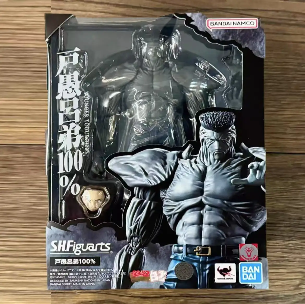 

Original Bandai Sh Figuarts Shf Yuyu Hakusho Toguro 100% Tv Anime Model Toys Action Figures Collection Gifts