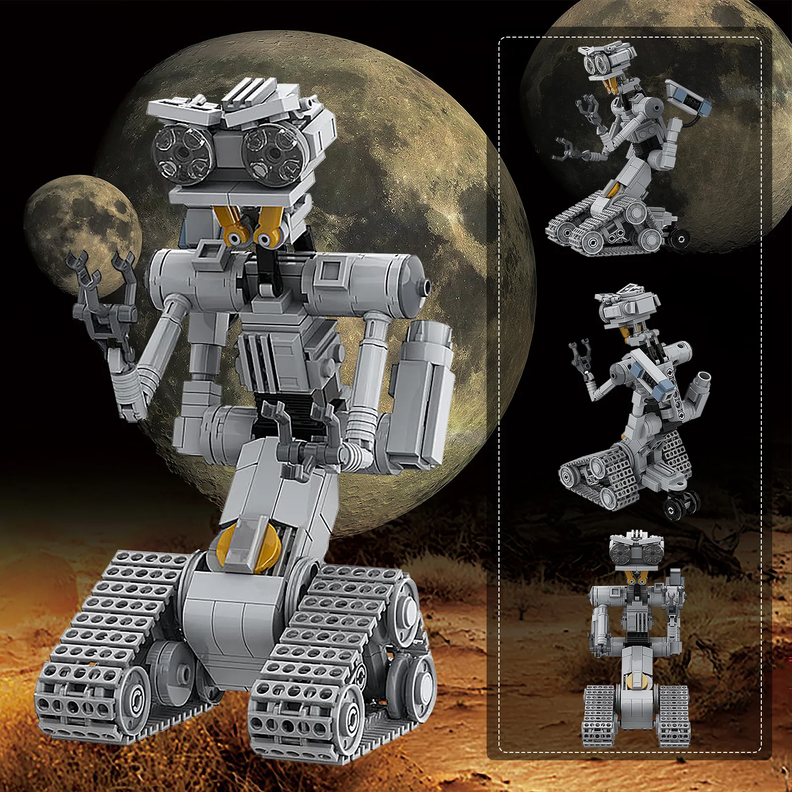 Modelo de Robot Thunderbolt Five, Mercancía de Película MOC, Rompecabezas de Ensamblaje y Construcción Gratuitos