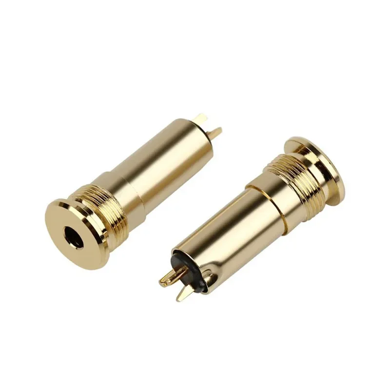 3.5mm Female Jack 4 Poles 3 Contact Headphones Adapter 3.5 Speaker Terminal Audio Plug Gold Plated Copper Wire Connector - Image 5