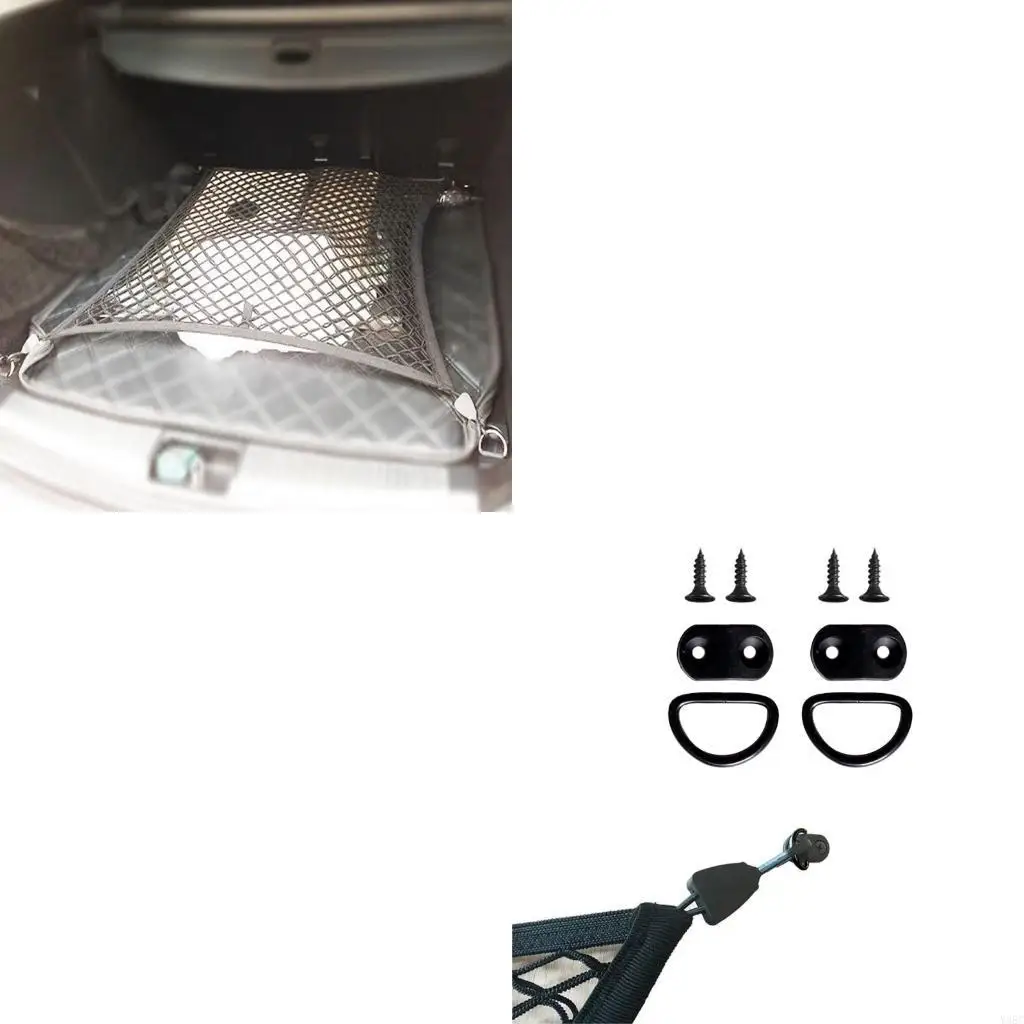 Pack Of 2 Reliable Luggage Stabilizers Hooks Cargo Net Anchors for Various Vehicle