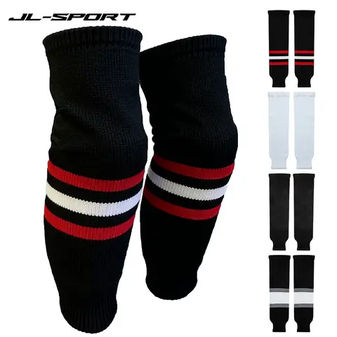 Outdoor Sports Protective Leg Socks Men's Women's Ice Hockey Socks Professional Training Leg Protection Ice Hockey Knee Socks