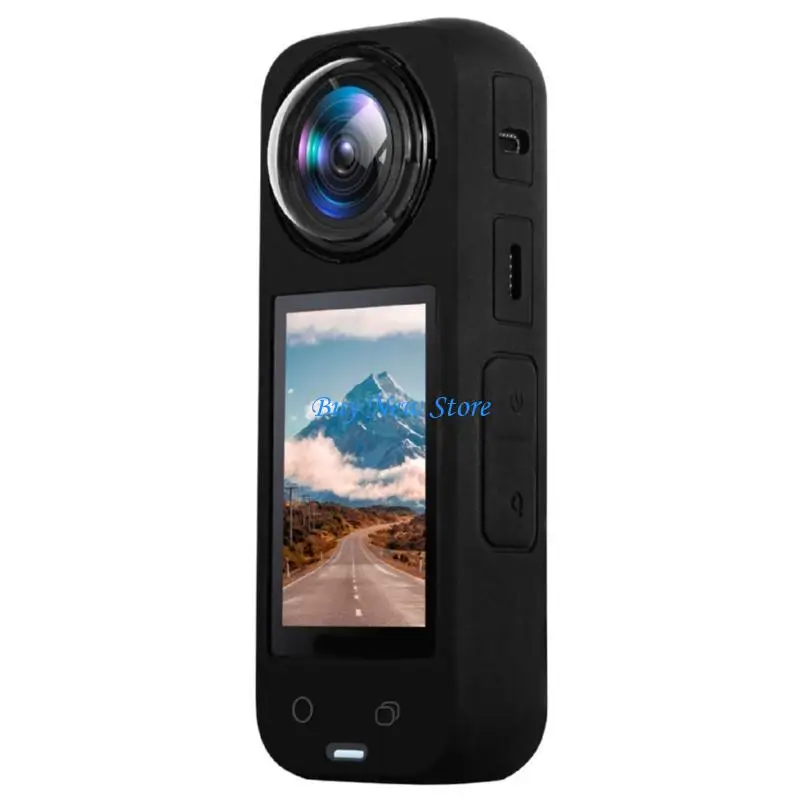 

20CE Silicone Camera Protective Cover Wear-resistant Dustproof Protective Case Hard Shockproofs Camera Casing for X4