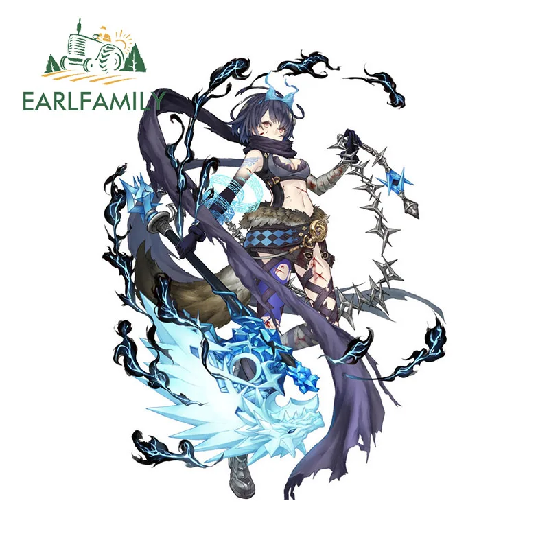 

EARLFAMILY Alice Car Sticker Waterproof Motorcycle Creative Decal Windshield Rearview Mirror Personality Vinyl RV Car Accessory