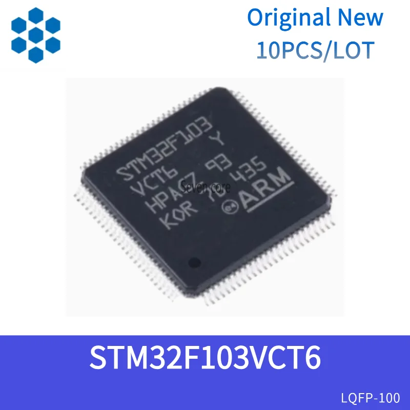 

Оригинальный новый 10 шт./лот STM32F103VCT6 LQFP-100 ARM Cortex-M3 32-битный микроконтроллер MCU