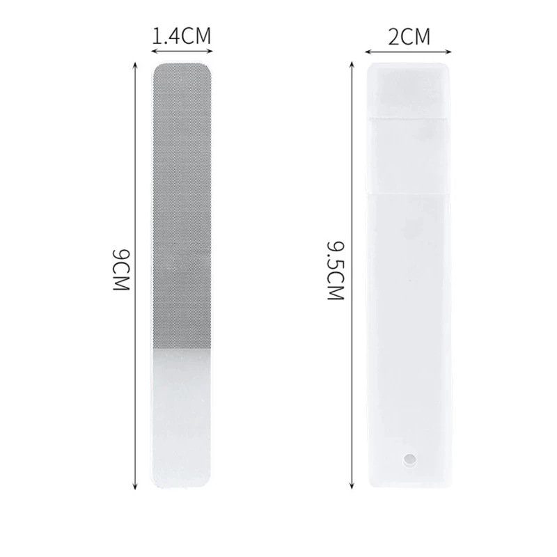 1/2 pçs xiaomi profissional nano lixa de unhas de vidro transparente polimento moagem unha arte manicure