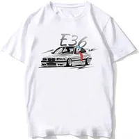 Retro E36 M3 Lowstyle Skull Drive German E28 M5 E30 E90 E46 Car Premium T-Shirt Unisex Men Short Sleeve Boy Casual White Tees
