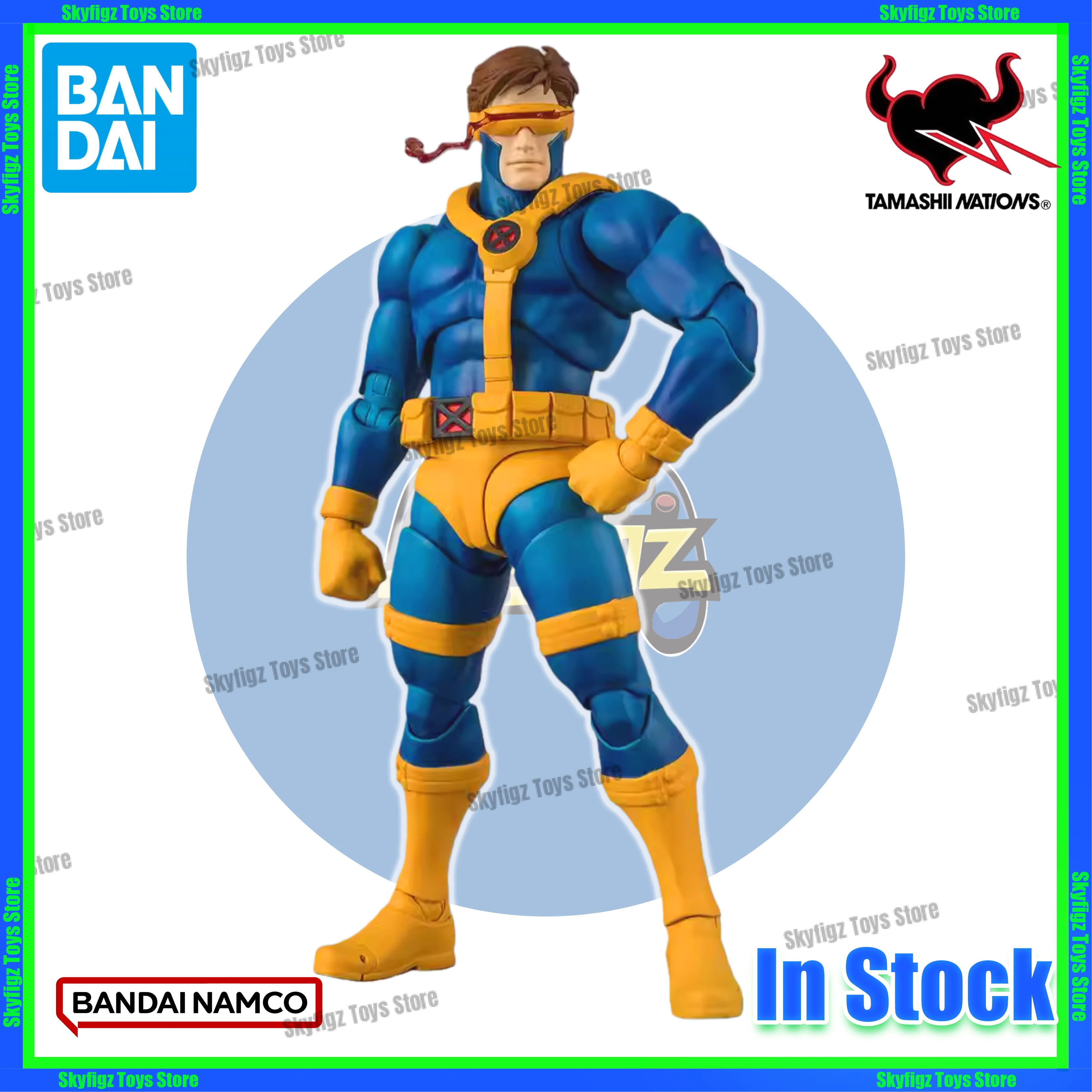 

В наличии Bandai Soul SHF Marvel X-Men Cyclops GAMERVERSE подвижная готовая фигурка куклы коллекция подарок