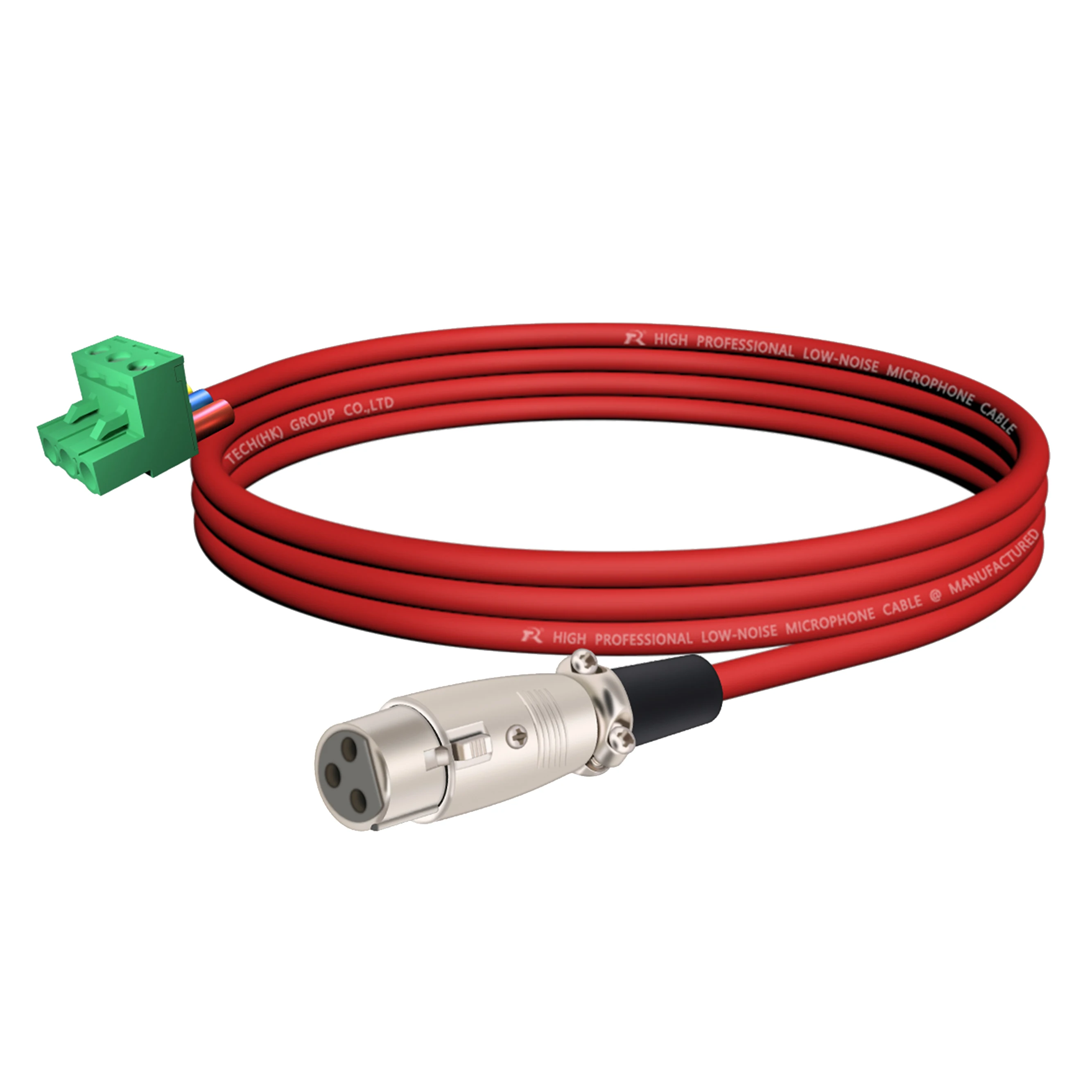 XLR-auf-Phoenix-Kabel, 3-poliger XLR-Stecker/Buchse auf PHX3M/2EDG 5.08 PCB-Schraubklemmenadapter mit sicherem Endstück, geräuscharm – Detail 15
