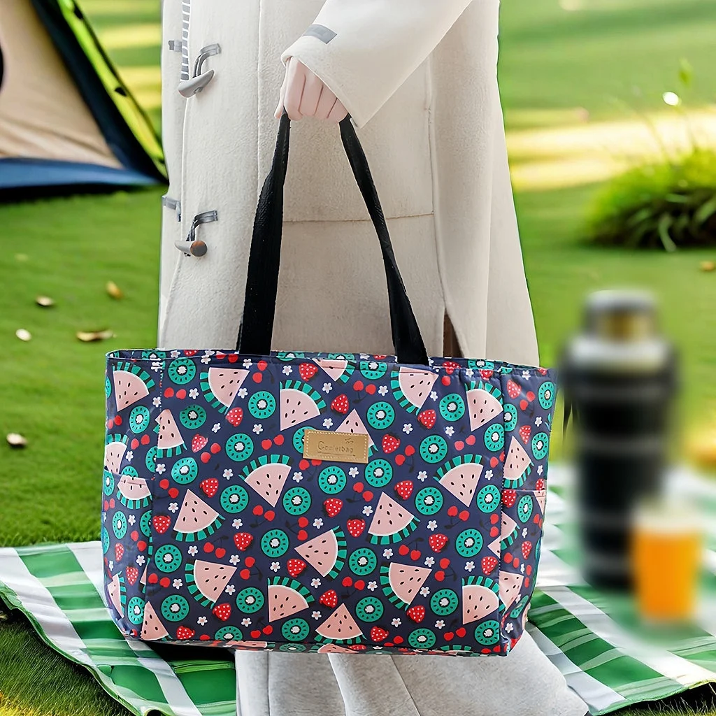 Outdoor Thermal Picnic Bags Large Capacity Storage Pouch New Camp Handbag Portable Shoulder Bags Ice Bag Kitchen Keep Fresh Box