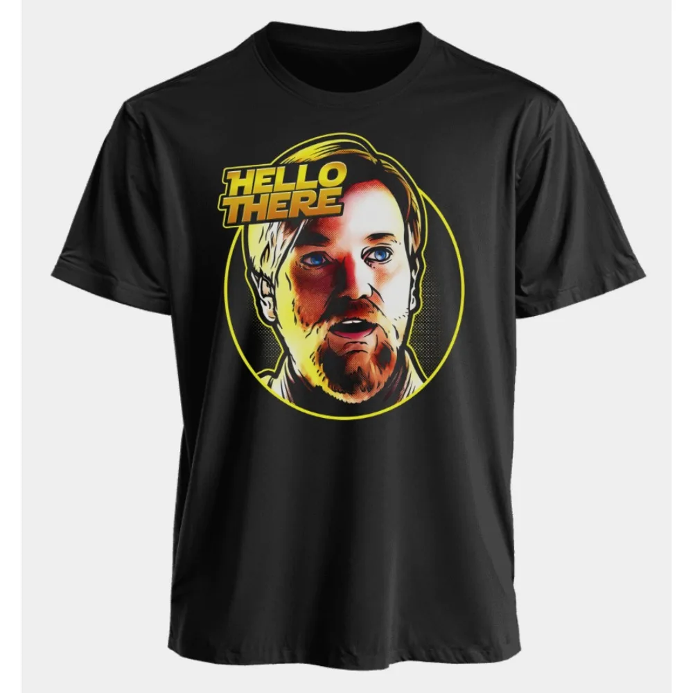 

2025 Star Wars Peripheral Print Men's and Women's Crew Neck T-shirt American Summer Sports Loose and Comfortable Short Sleeves