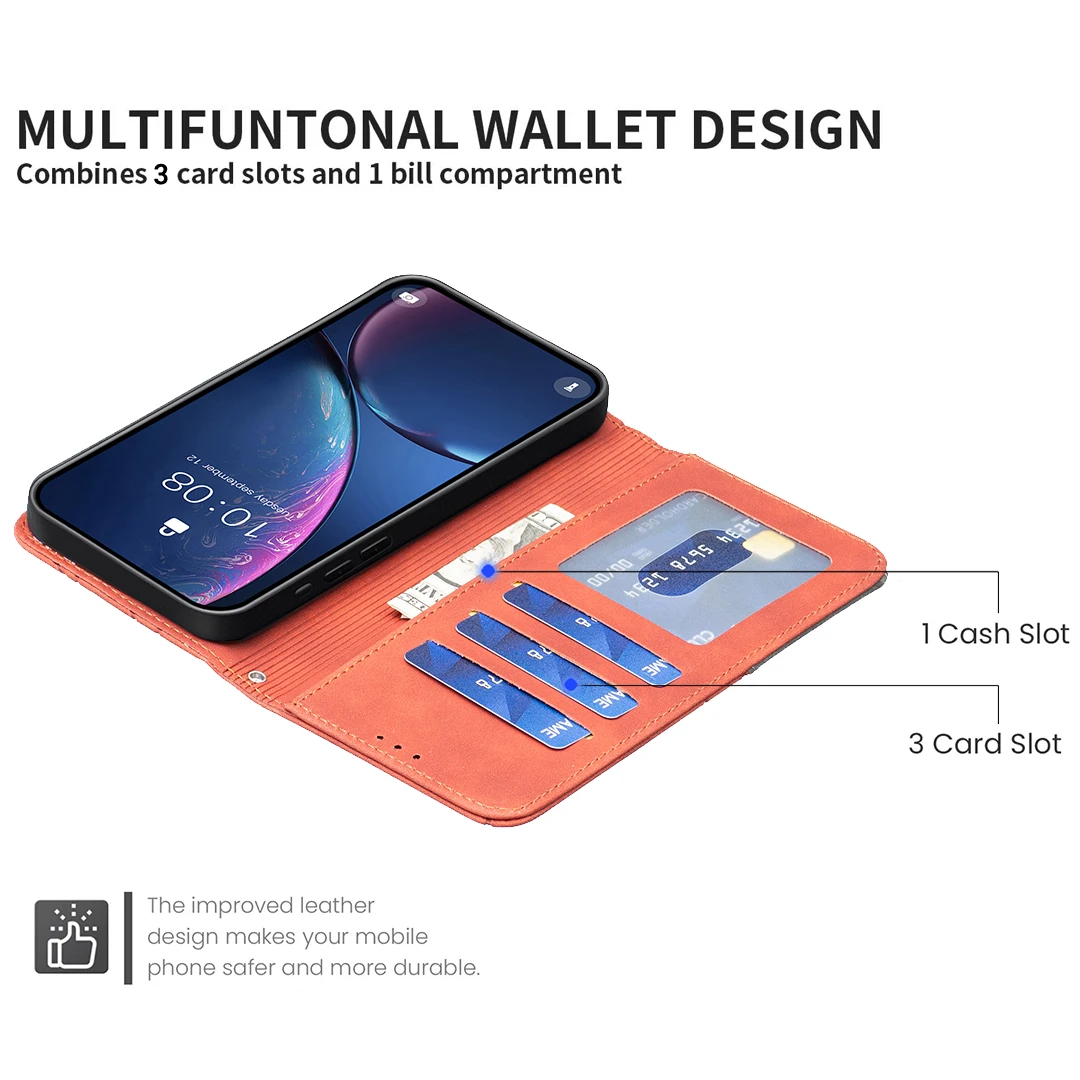 Wallet Flip Phone Case For Nokia C02 C110 C22 C32 C21 G42 G310 G22 G21 G11 G20 Cover Cases Leather Phone Protective Bags Coque