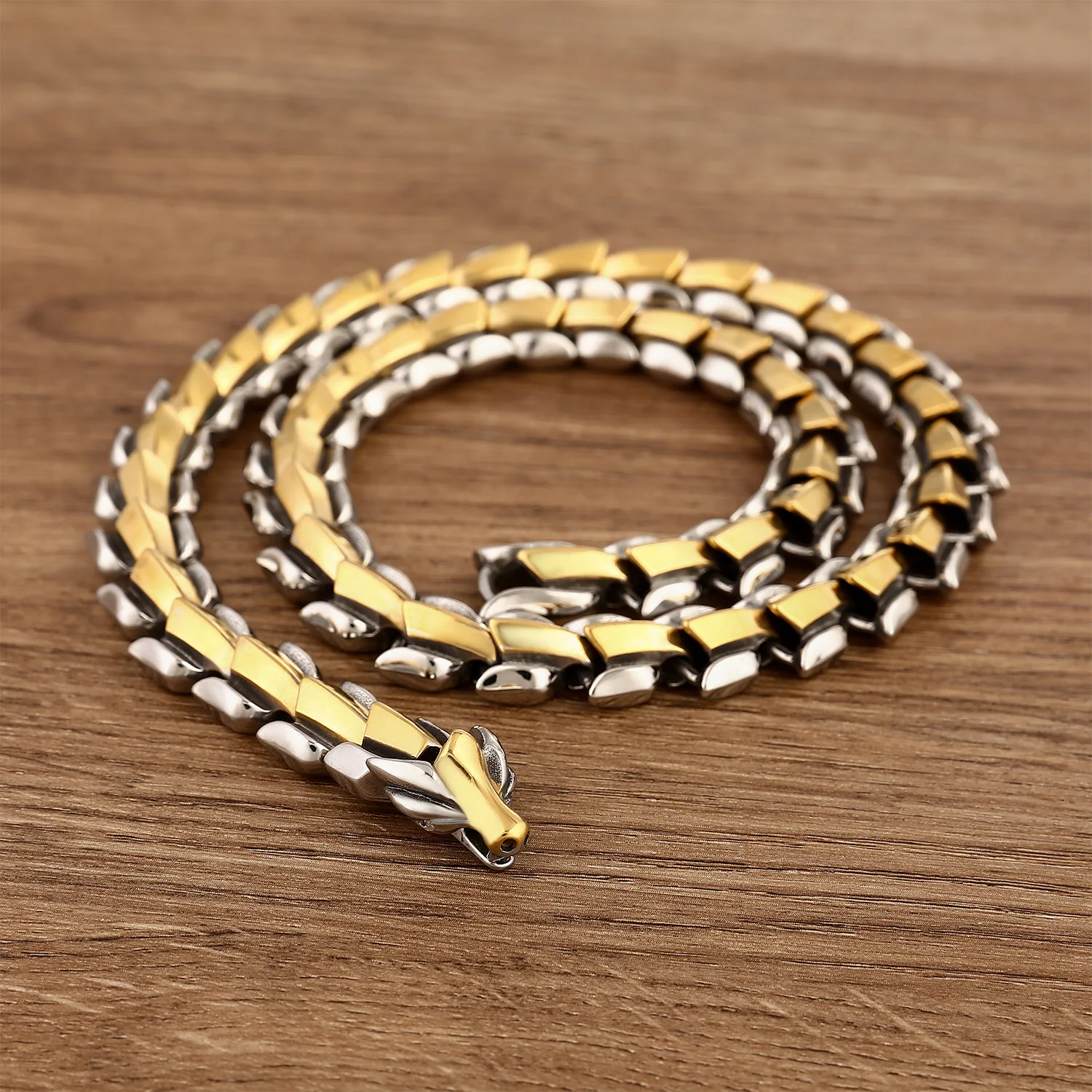 

2025 Nordic Viking Men's Keel Titanium Steel Necklace Domineering Personality Punk Style Stainless Steel Necklace. Holiday Gifts