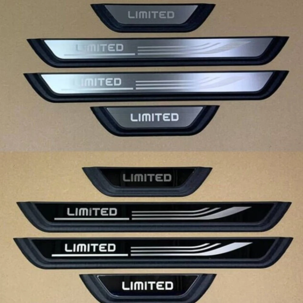 For Toyota RAV4 RAV 4 RAV-4 2026 2027 Door Sill Plate Strip Stainless Steel Plastic Cover Car Sticker Interiors Auto Accessories