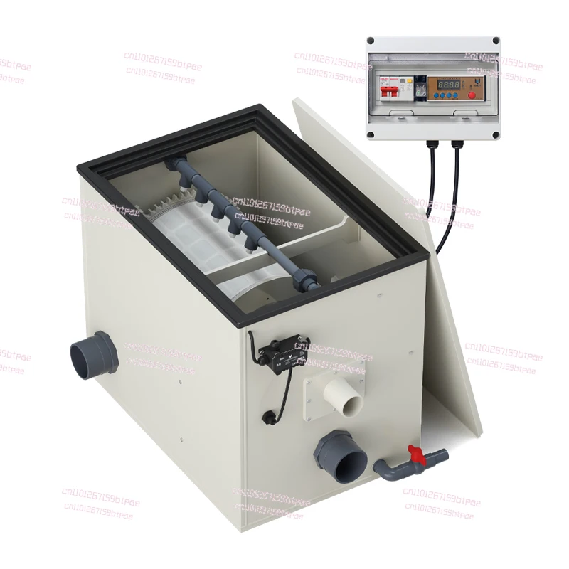 Rotary drum microfilter fish pond automatic backwashing cycle fish stool separation filter aquaculture microfilter
