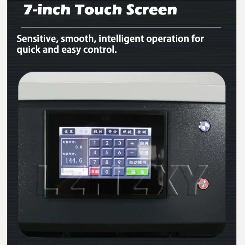 

Heavy Duty Hydraulic Paper Cutter Automatic Programmable Photo Album Book Cutter 100mm Thick Paper Cutter Equipment Customized