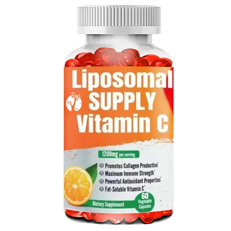 

Липосомальные капсулы с витамином С - 1200 мг на порцию для антиоксидантной защиты, поддержки иммунитета и здоровья кишечника, с высокой усвояемостью