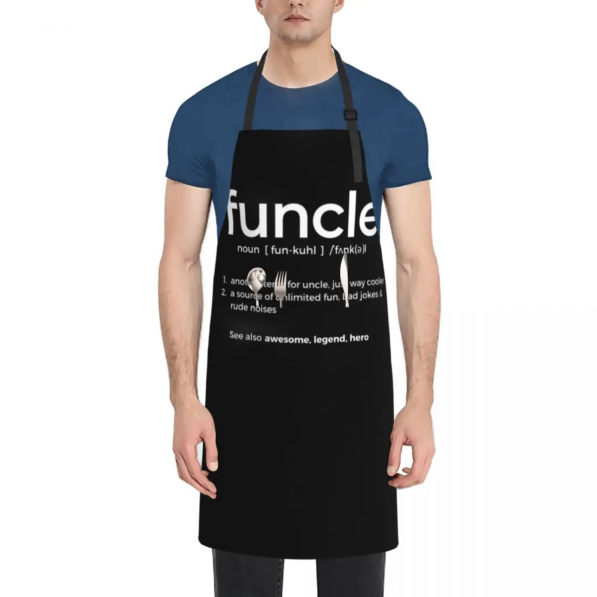 

Funny Funcle - Best Uncle - World's Greatest Uncle Apron chef for man Kitchens Accessories Home Supplies Children'S Apron