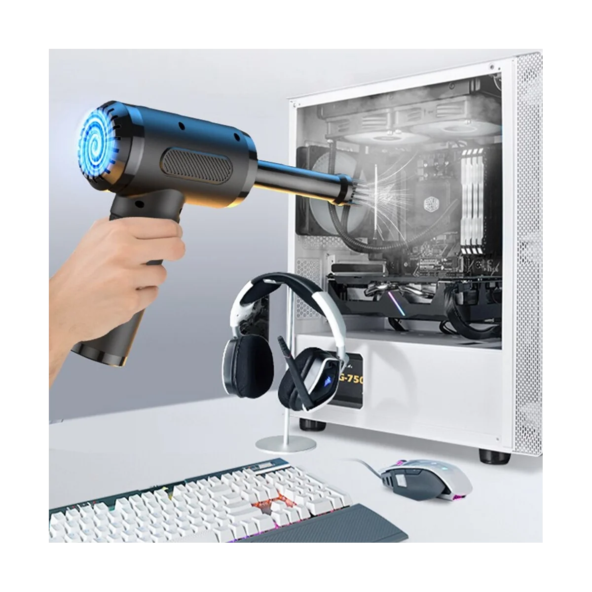 공기 송풍기 공기 Dsuter 자동차 진공 청소기 290000 Pa 강력한 흡입 진공 청소기 휴대용 진공 펌프 무선 로봇 B