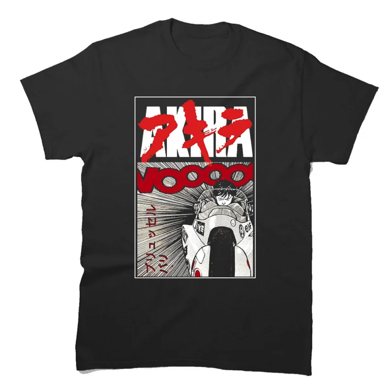 

0225 Vintage Akira Anime T Shirt Cyberpunk Manga City explosion Graphic clothes cyber mecha Neo-Tokyo Streetwear All size tops