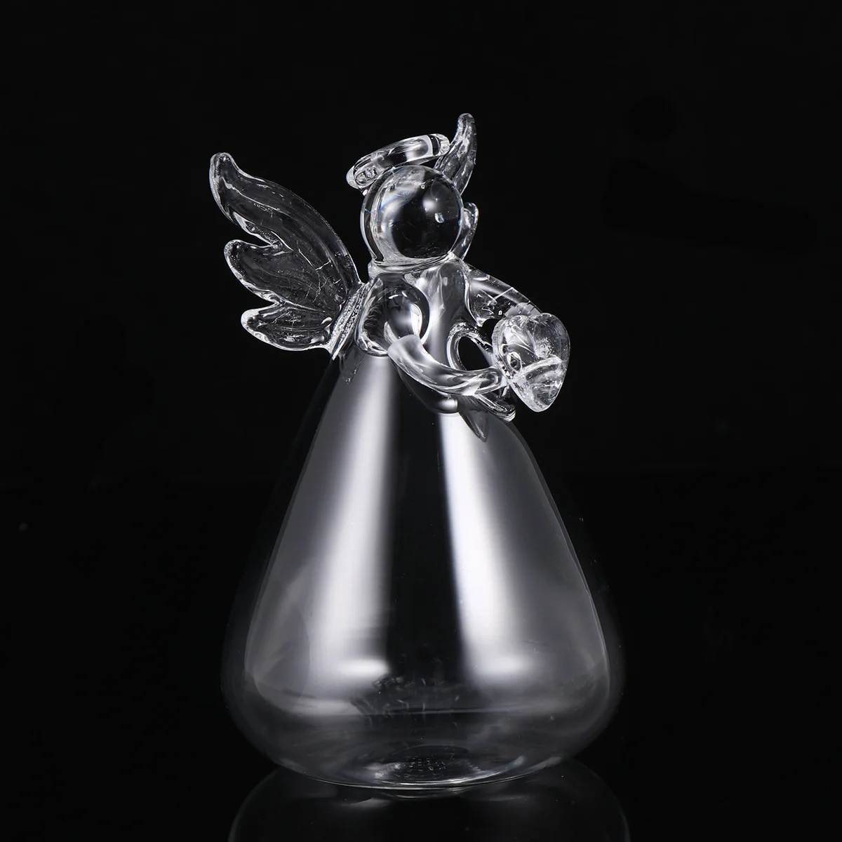

Transparent Creative Vase Angel Shaped Hanging Delicate Home Decoration Beautify Purify Living Room Balcony Bedroom