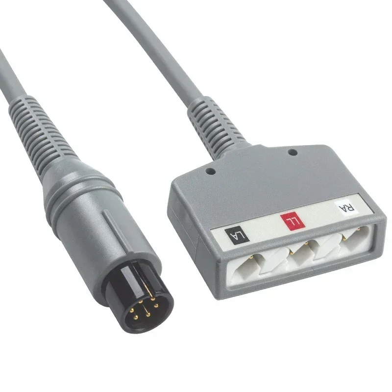 Compatible for IVY Biomedical Systems 7800 7600 ECG Trunk Cable 590317 590406 590323 Radiotransparent X-RAY MRI ECG Cable