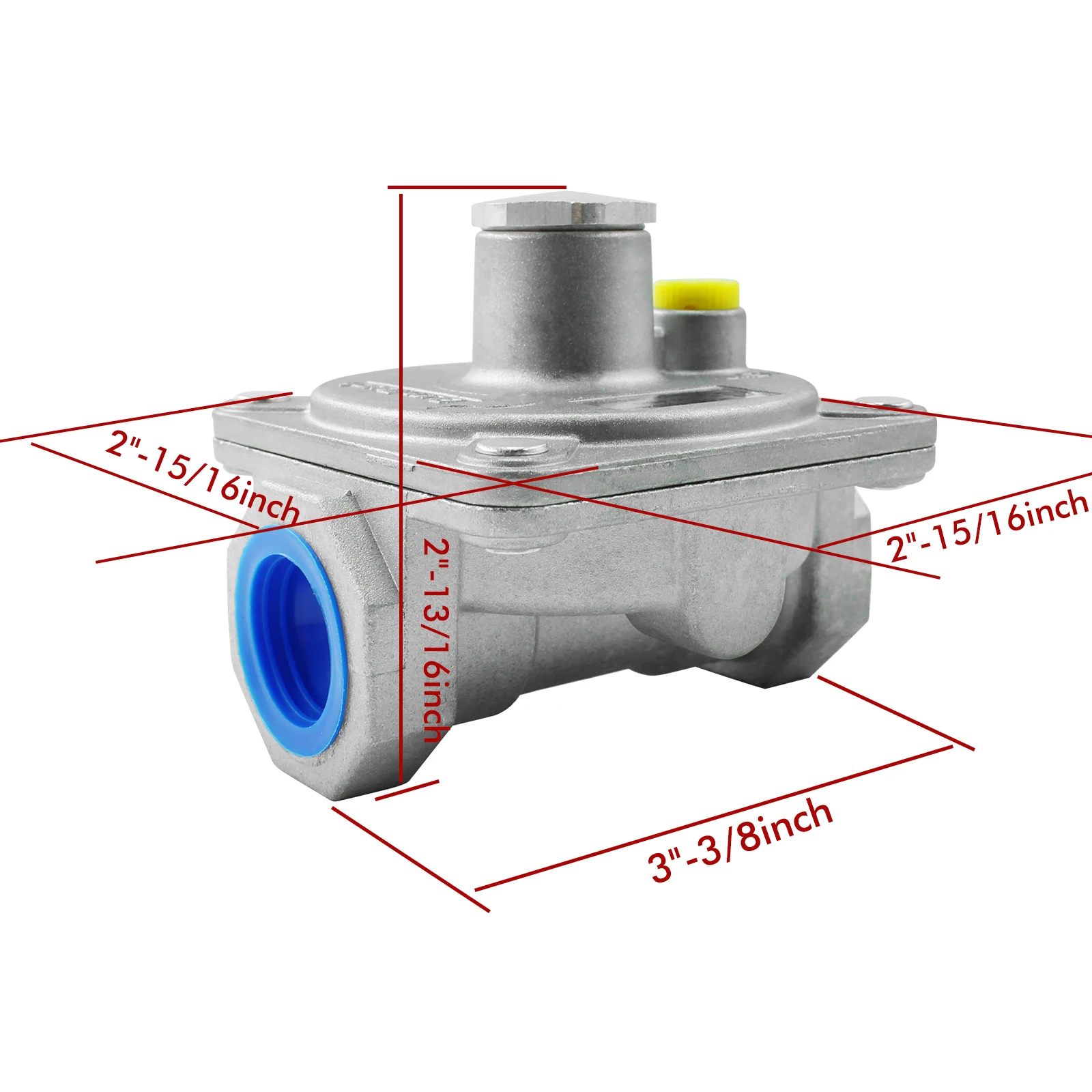 Natural Gas Pressure Regulator with 3/4