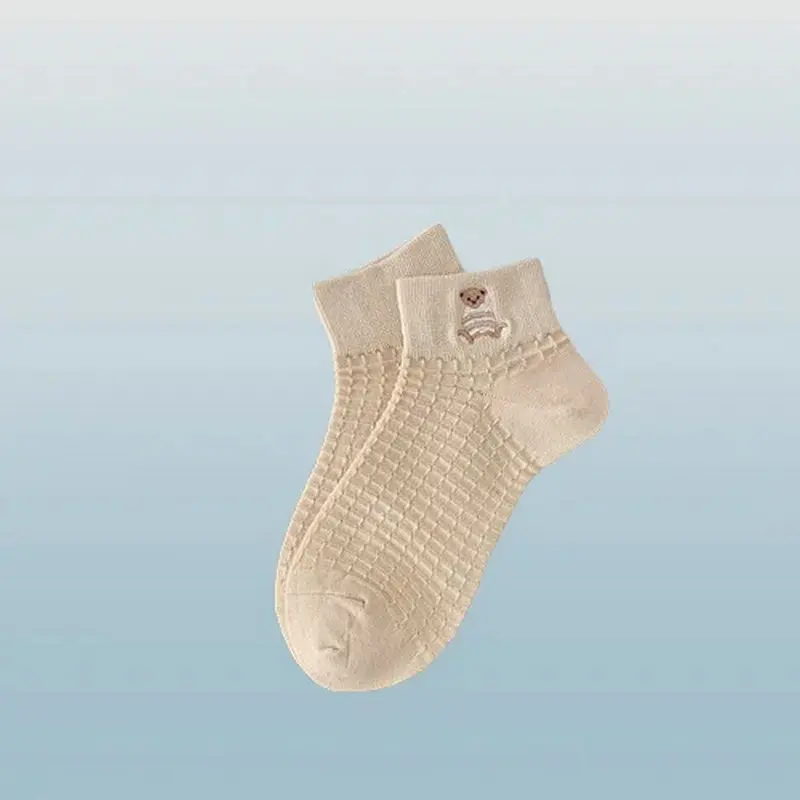 Calcetines de tubo corto transpirables para mujer, medias finas sin tacón, desodorante de algodón puro, absorbente del sudor, 3/6 pares