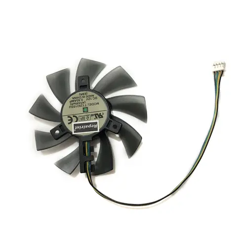 T129215SU VGA Cooler Fan,For HP OEM GTX1660 Super,For ASUS Pheonix 1060 3 Gb GTX 760 970 MINI Graphics Card Replace FD9015U12S
