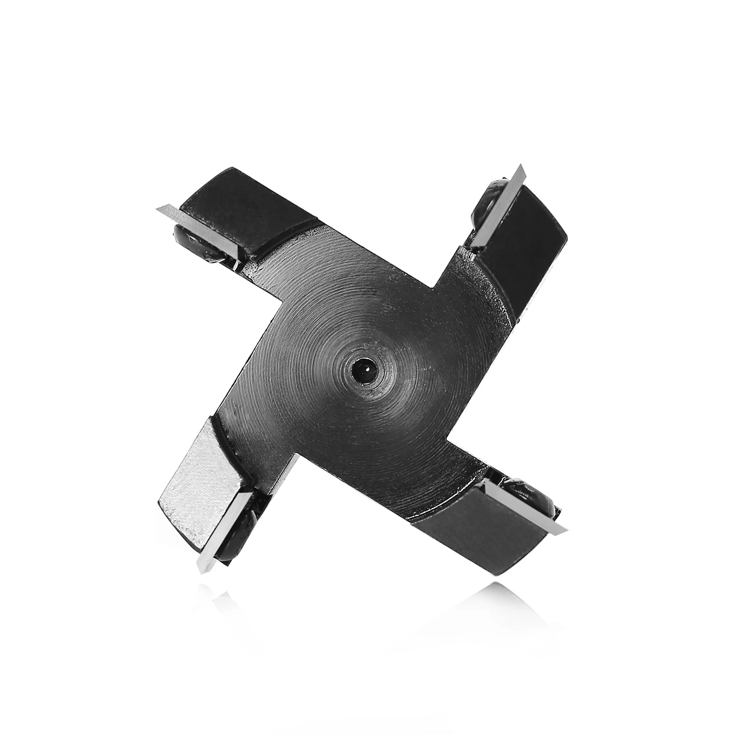 CNC Spoilboard Surfacing Router Bits, 4 Wings Rotation Carbide Insert Slab Flattening&Rabbeting Flycutter Planing Bit 2"Diameter