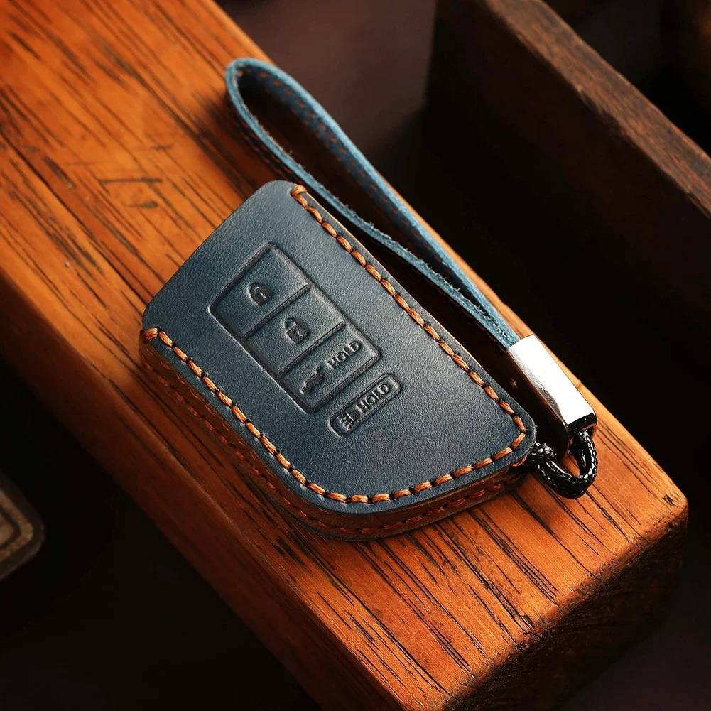 1 قطعة الجلود اليدوية سيارة مفتاح بعيد فوب غطاء المفاتيح ل Acura MDX RDX 2022 التغطية الكاملة امتصاص الصدمات مفتاح غطاء