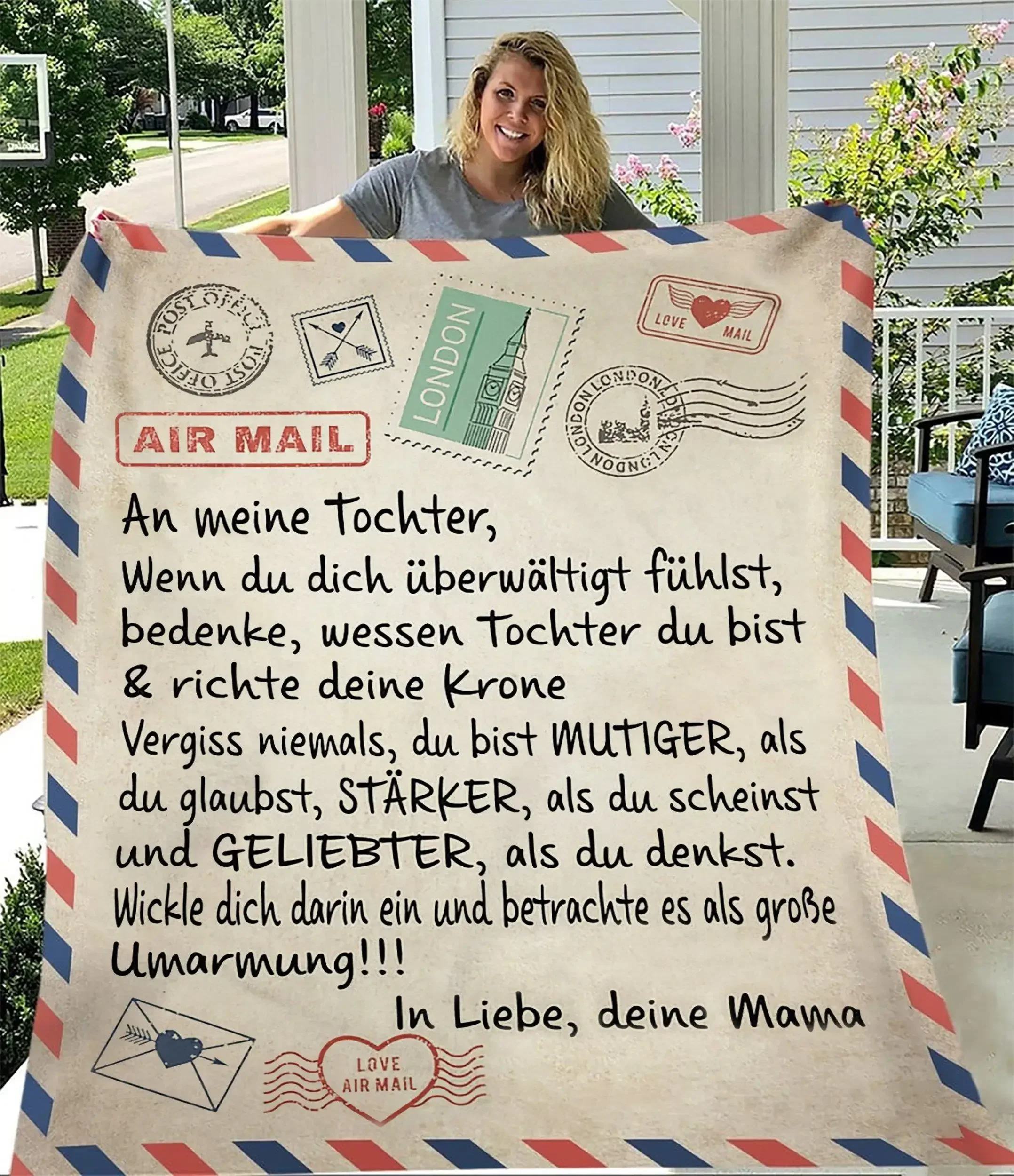 Manta Con Letras En… - image