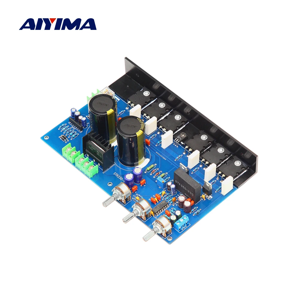 

AIYIMA 600W Subwoofer Amplificador Mono Power Amplifier Board 5200 1943 Tube Amplifiers Home Audio Amp Based On STK350-230