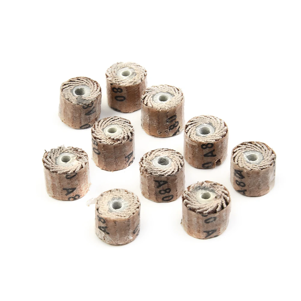 Flawless Polishing in Minutes 10pcs1 Flap Wheel Disc Sanding Drill Abrasive Sandpaper for Trimming Drawing Metal