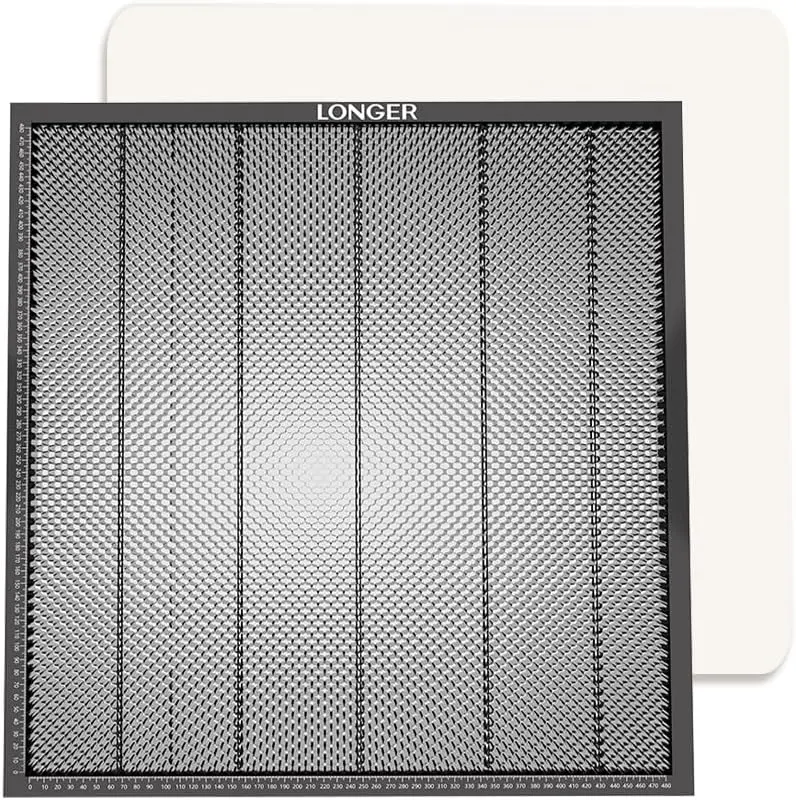 

19.7x19.7 Inch Honeycomb Working Table for CO2 Diode Laser Engraver Cutting Machine, Fast Heat Dissipation Aluminum Plate