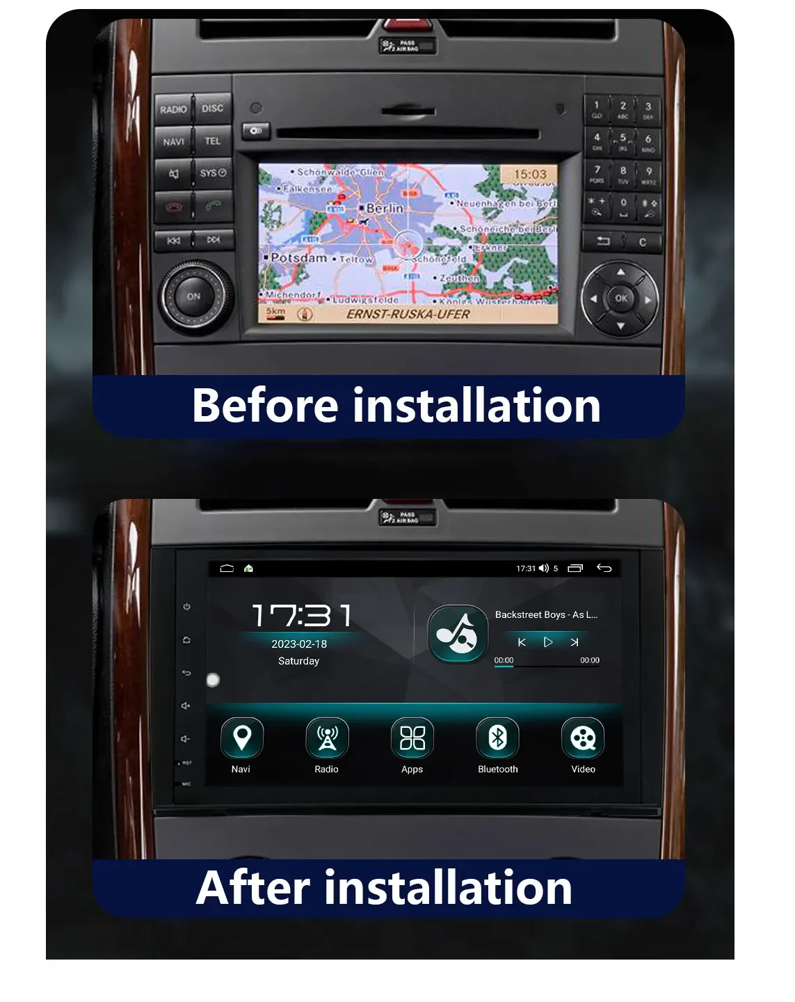 CHSTEK Android 14 Carplay For Mercedes Benz Sprinter W906 W169 W245 Vito Viano W639 W447 Navigation Autoradio Vedio Media Stereo