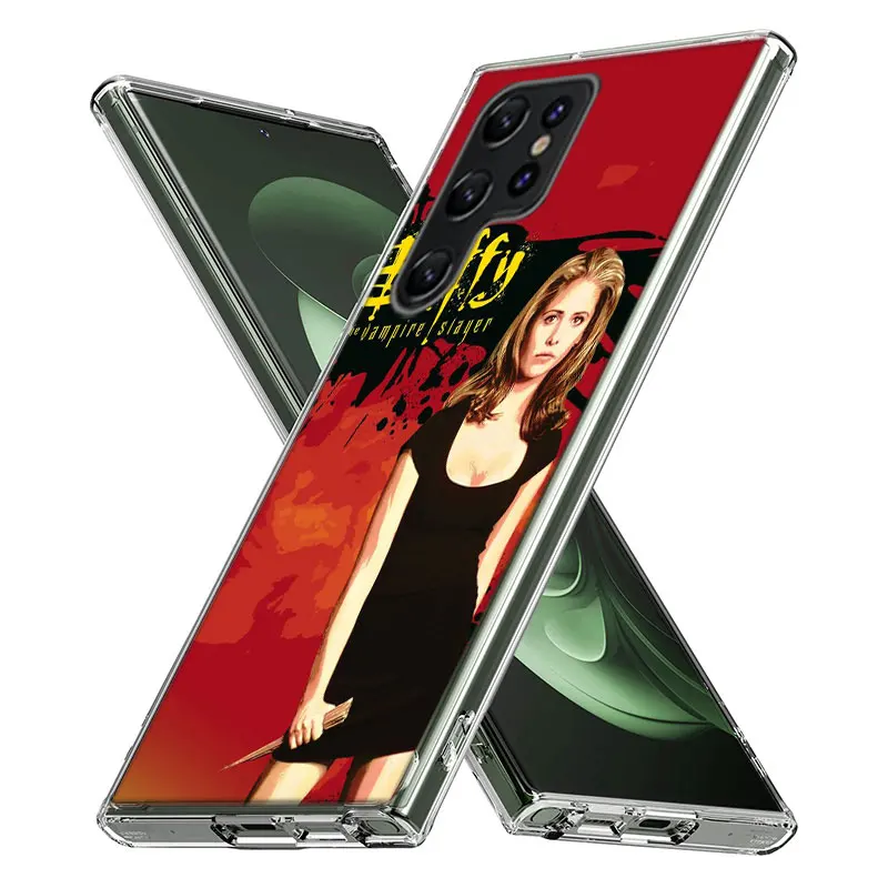 Buffy, o Caçador de Vampiros, capa traseira macia para Samsung Galaxy S20, S21, S23 FE, S22 Plus, S24 Ultra, S10, S10E, S9, S8