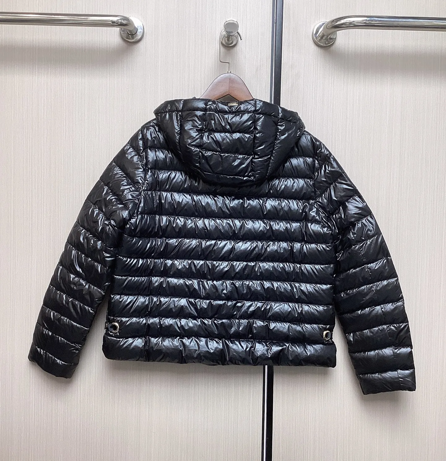 2025H nuovo stile colore puro con coulisse temperamento con cappuccio pendolarismo piumino leggero e sottile