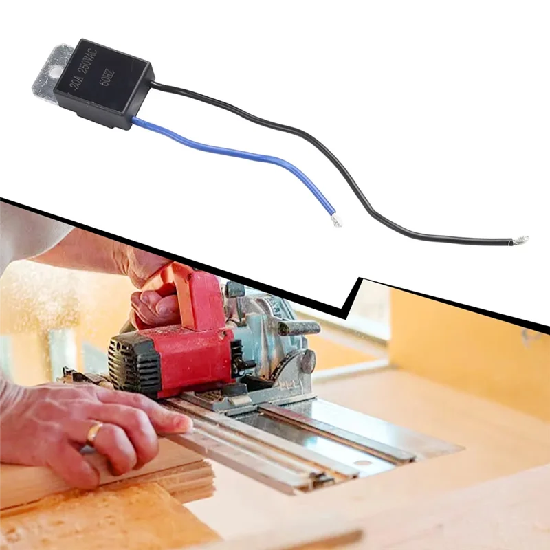 ABLN-Modul Drive Mulai Lembut 230V 20A dengan Dua Kabel Penggiling Forangle Alat Listrik Gergaji Slot Mesin Aluminium