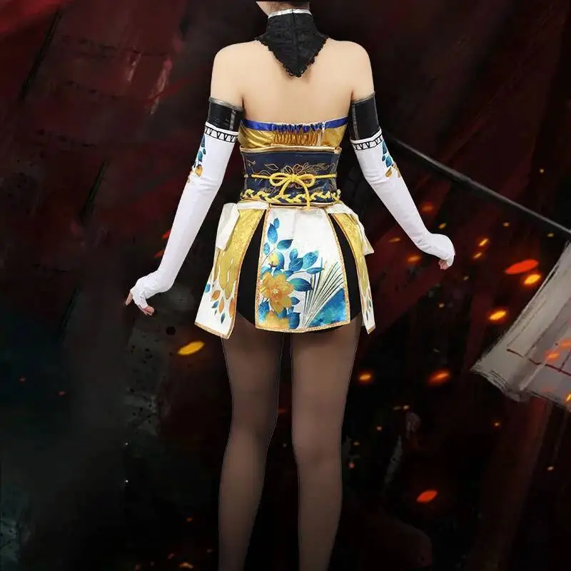 Игра Naraka:Bladepoint Цучимикадо Хутао Косплей Костюм Женское Милое Платье Необычные Наряды Хэллоуин Карнавальная Униформа На Заказ