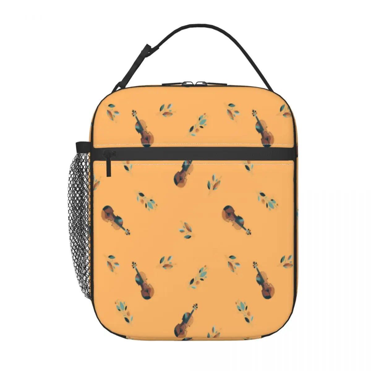 

Abstract Modern Artwork Of Violin With Nature One Lunchbag