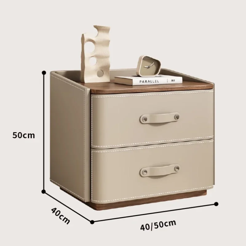 Storage Luxury Nightstand Drawer Aesthetic Minimalist Italian Bedside Table Modern Nordic Mesitas De Noche Bedroom Furniture