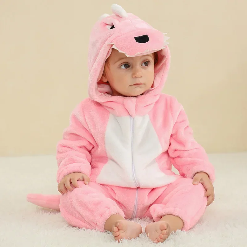 New Kigurumi Pajamas for Toddler Baby Clothes Children Outfits Infant Dinosaur Cosplay Costumes Birthday Holloween Fancy Dress