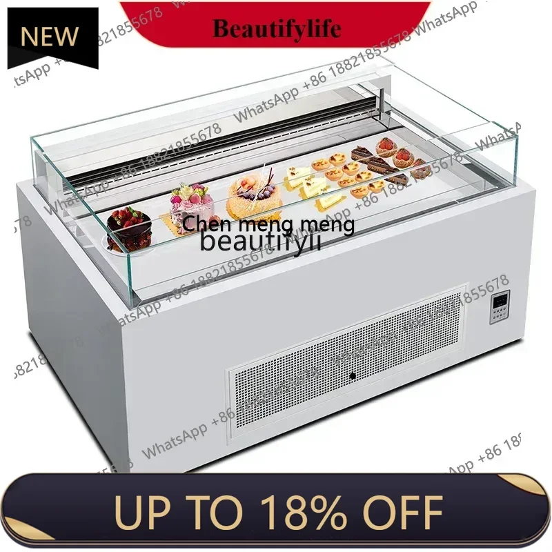 

Open sandwich display cabinet, cake fresh-keeping cabinet, west point dessert fruit commercial refrigerator